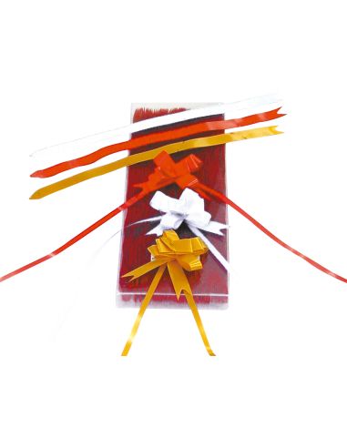 Cinta Para Hacer Lazos Rojo 130 Cm X 31 Mm Unidad