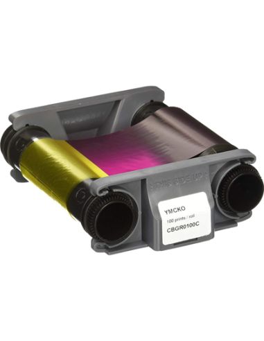 Cinta Para Impresora De Tarjeta Badgy Color Para 100 Impresiones