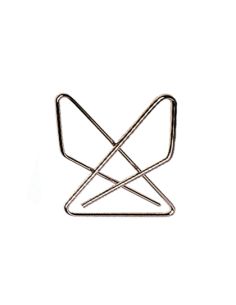 Clips Pajarita Q-Connect 65Mm Niquelados Caja De 12 Unidades