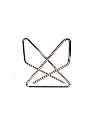 Clips Pajarita Q-Connect 65Mm Niquelados Caja De 12 Unidades
