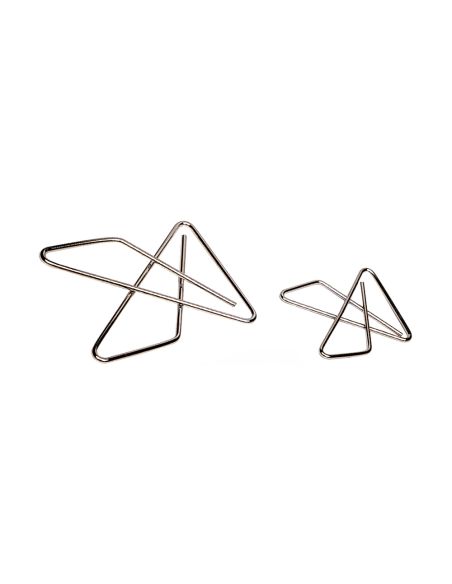 Clips Pajarita Q-Connect 65Mm Niquelados Caja De 12 Unidades