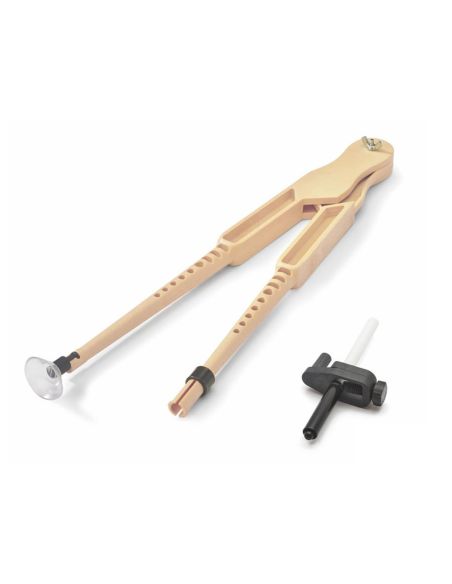 Compas Para Encerado Faibo De Plastico Imitacion Madera Con Adaptador 42 Cm|Libreriasalesiana
