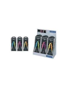Compas Staedtler Micrometrico 556 Con Husillo Y Rueda Central Color Neon Expositor Sobremesa De 9 Unidades 2