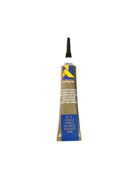 Contorno Relieve La Pajarita Oro R-1 Tubo 20 Ml