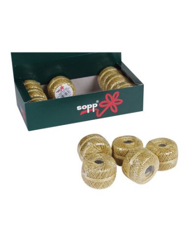 Cordoncillo Oro Ovillo De 20 Mt