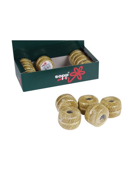 Cordoncillo Oro Ovillo De 20 Mt