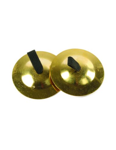 Crotalo Amaya De Cobre Con Agarre De Tela Set De 2 Unidades Diametro 6 Cm