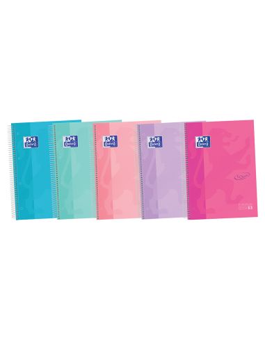 Cuaderno Espiral Oxford Ebook 5 Tapa Extradura Din A4+ 120 H Horizontal Colores Surtidos Touch