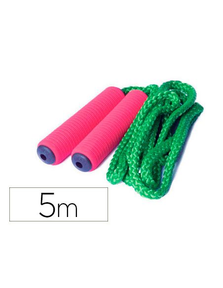 Cuerda Individual Amaya En Polipropileno Trenzado En 16 Usos Con Mango Foam 5 M