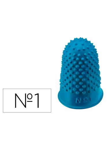Dedil Q-Connect Goma Nº1 20-22 Mm Diametro Caja De 12 Unidades Color Azul