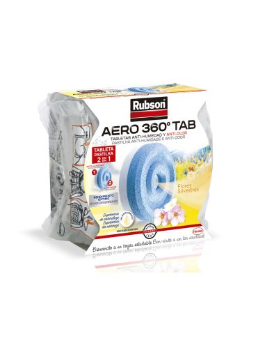 Recambio Pastilla Deshumidificador Rubson Aero 360º Aromaterapia Flores