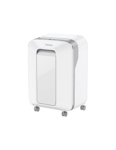 Destructora De Documentos Fellowes Lx211 Capacidad De 15 Hojas Seguridad P5 Blanca Papelera 23 L Grapas