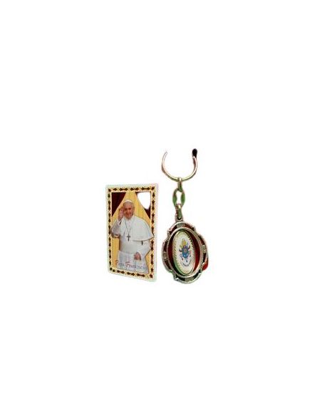 Llavero Giratorio Papa Francisco I Pc200