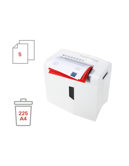 Destructora De Documentos Hsm Shredstar X5 Capacidad De Corte 5 H En Particulas Destruye Grapas Clips Cd Y Tarjetas