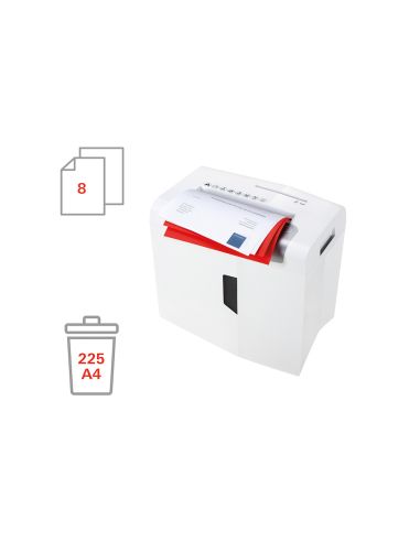 Destructora De Documentos Hsm Shredstar X8 Capacidad De Corte 8 H En Particulas Destruye Grapas Clips Cd Y Tarjetas