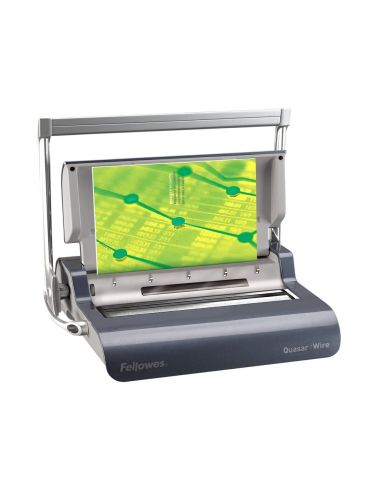Encuadernadora Para Espiral Wire Fellowes Quasar Doble Espiral Perfora 15 Hojas A4 Encuaderna Hasta 130 Hojas