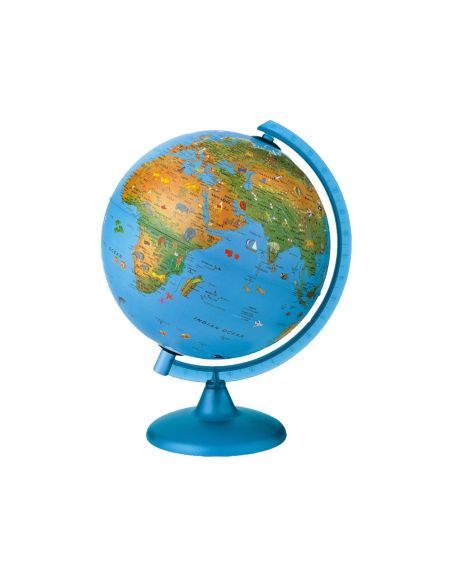 Globo Terraqueo Con Luz Modelo Arca Diametro 26 Cm