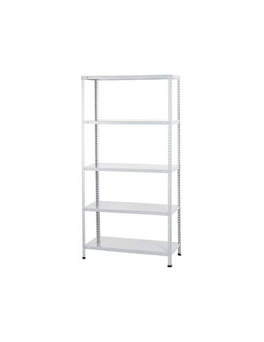 Estanteria Metalica Ar Storage 180X90X40 Cm 5 Estantes 80 Kg Por Estante Color Blanco