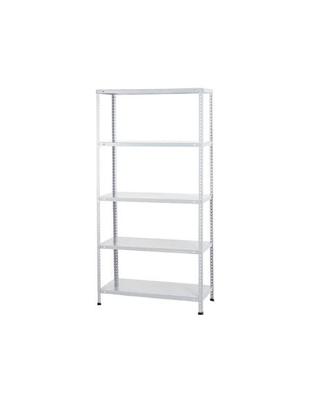 Estanteria Metalica Ar Storage 180X90X40 Cm 5 Estantes 80 Kg Por Estante Color Blanco