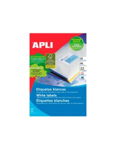 Etiqueta Adhesiva Apli 1215 210X297 Mm Para Fotocopiadora Laser Ink-Jet Caja Con 25 Hojas 2