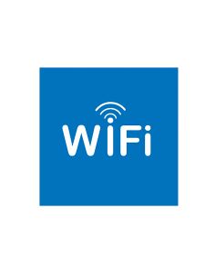 Etiqueta Adhesiva Apli De Señalizacion Simbolo Wifi 114X114 Mm 2