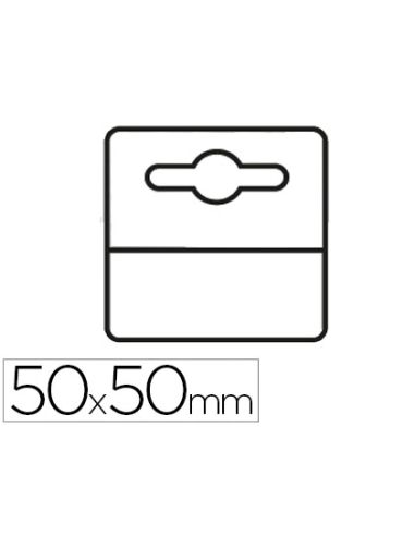 Etiqueta Colgador Adhesiva Djois En Pvc 50X50 Mm Pack De 1000 Unidades