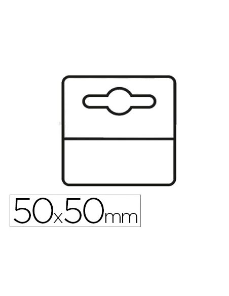 Etiqueta Colgador Adhesiva Djois En Pvc 50X50 Mm Pack De 1000 Unidades