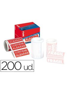 Etiquetas Apli Contiene Albaran 50X100 Mm Rollo Con 200 Unidades