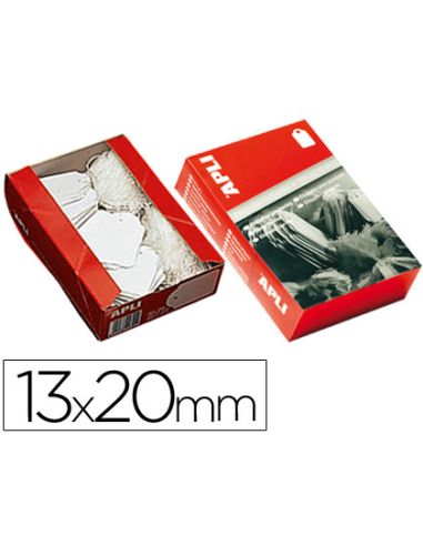 Etiquetas Colgantes Apli 387 13X20 Mm Caja De 1000 Unidades