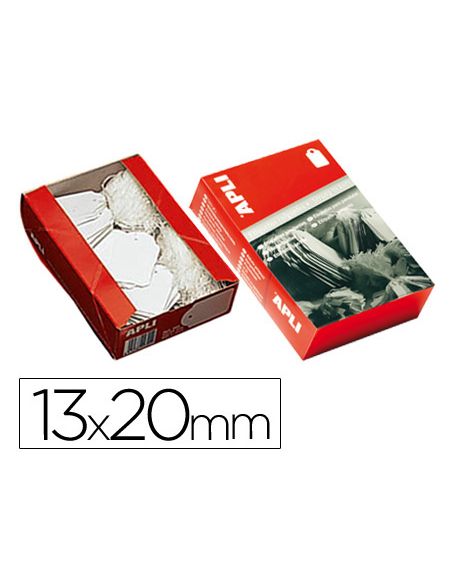 Etiquetas Colgantes Apli 387 13X20 Mm Caja De 1000 Unidades