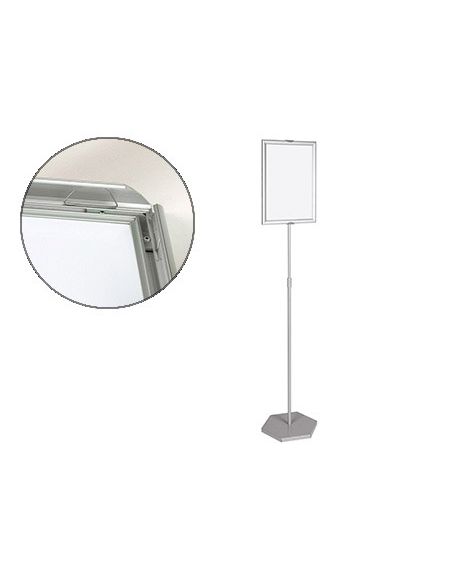 Expositor De Pie Bi-Office Para Formatos A3 Ajustable En Altura 102 Cm