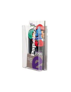 Expositor Mural Archivo 2000 Metacrilato 1/3 Din A4 Transparente 110X45X180 Mm Un Compartimiento