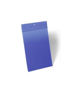 Funda Durable Magnetica 210X297 Mm Plastico Azul Ventana Transparente Pack De 10 Unidades 2