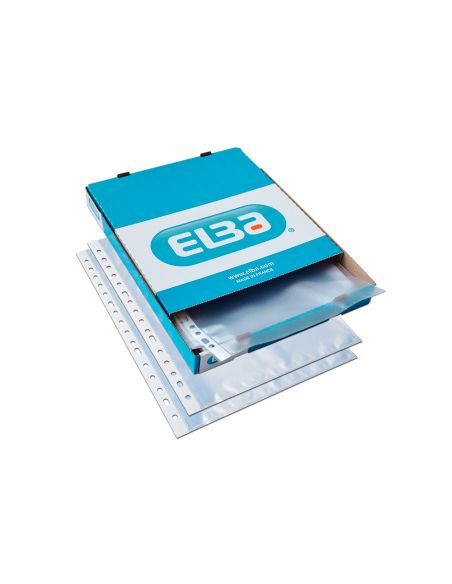 Funda Multitaladro Elba Standard Folio 90 Micras Piel Naranja Caja De 100 Unidades