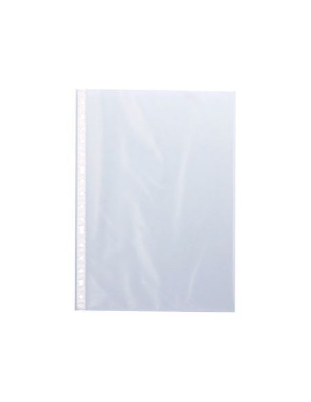 Funda Multitaladro Q-Connect Din A4 80 Mc Cristal Caja De 1400 Unidades