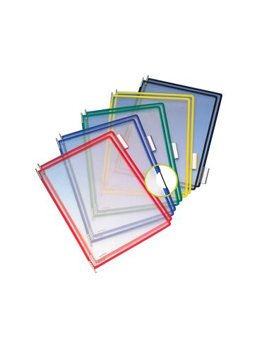 Funda Para Portacatalogo Djois Din A4 Colores Surtidos Pack De 10 Unidades