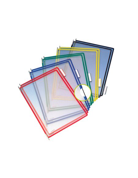 Funda Para Portacatalogo Djois Din A4 Colores Surtidos Pack De 10 Unidades