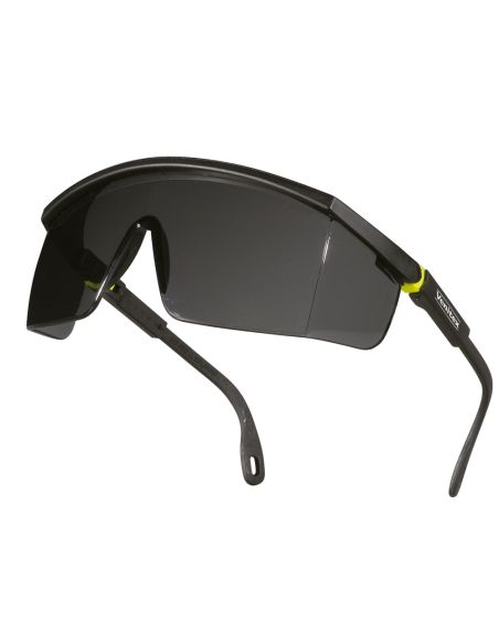 Gafas Deltaplus De Proteccion Policarbonato Monobloque Ahumado Color Gris-Amarilla Uv400