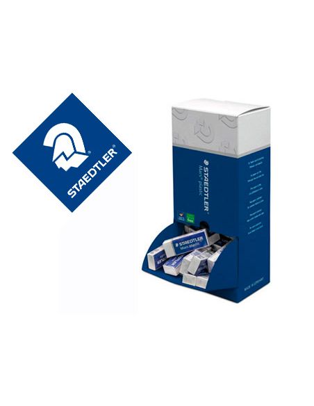 Goma De Borrar Staedtler Mars Plastic 526/50 Expositor De 40 Unidades