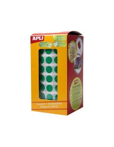 Gomets Autoadhesivos Circulares 10,5Mm Verde Rollo De 5192 Unidades 2