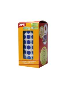 Gomets Autoadhesivos Circulares 20Mm Azul Rollo De 1770 Unidades 2