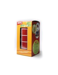 Gomets Autoadhesivos Cuadrados 20X20 Mm Rojo Rollo De 1770 Unidades 2