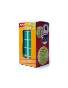 Gomets Autoadhesivos Cuadrados 20X20 Mm Verde Rollo De 1770 Unidades 2