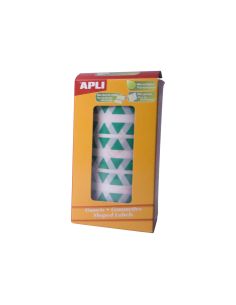 Gomets Autoadhesivos Triangulares 21X21X21 Mm Verde Rollo De 2832 Unidades 2