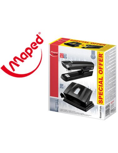 Grapadora + Taladradora Maped Essentials