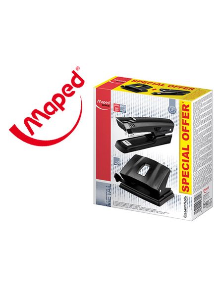 Grapadora + Taladradora Maped Essentials