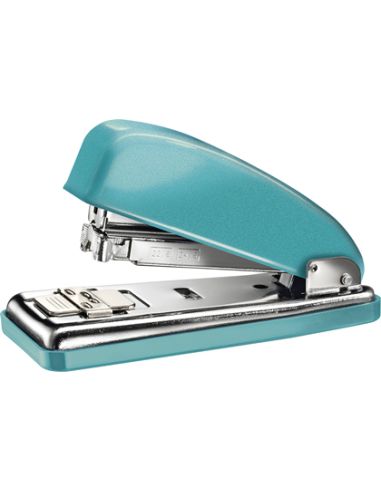 Grapadora Petrus 226 Classic Wow Turquesa Metalizado Capacidad 30 Hojas En Blister