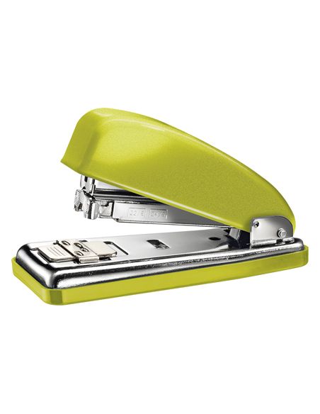 Grapadora Petrus 226 Classic Wow Verde Metalizado Capacidad 30 Hojas En Blister