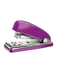 Grapadora Petrus 226 Classic Wow Violeta Metalizado Capacidad 30 Hojas En Blister 2