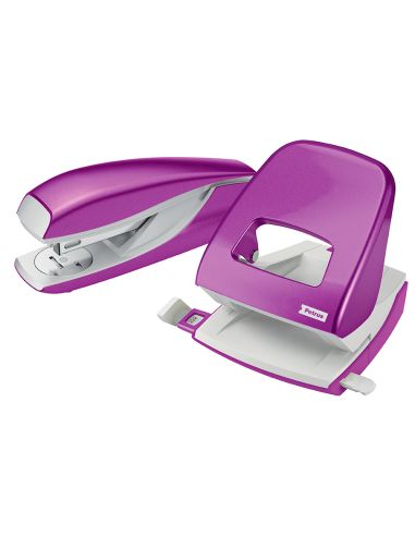 Grapadora Petrus Mod 635 Petrus Wow Purpura Metalizada Capacidad 30 Hojas